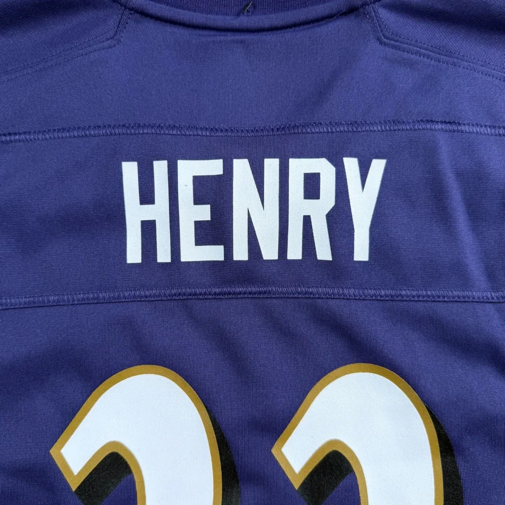 Nike Baltimore Ravens Derrick Henry 22 Youth Jersey Large  it's 14/16 streetwear